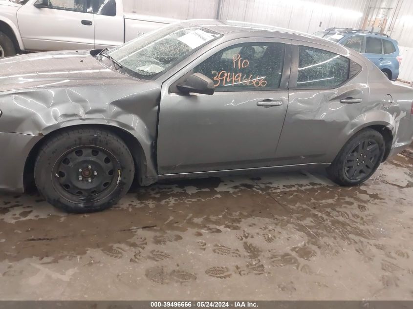 2012 Dodge Avenger Se VIN: 1C3CDZABXCN274646 Lot: 39496666