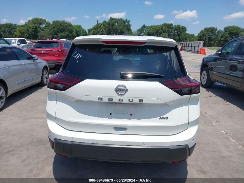 2024 Nissan Rogue S Intelligent Awd VIN: 5N1BT3AB9RC683261 Lot: 39496679