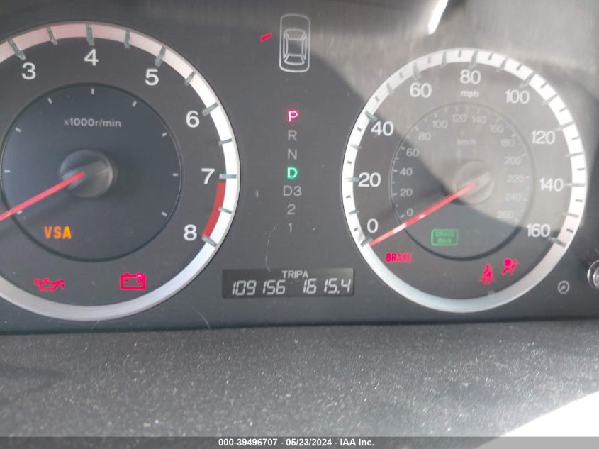 2009 Honda Accord 2.4 Ex-L VIN: 1HGCP268X9A179741 Lot: 39496707