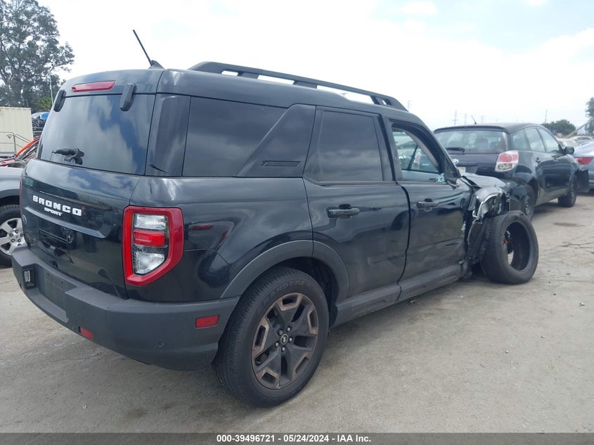 2022 Ford Bronco Sport Outer Banks VIN: 3FMCR9C60NRD40551 Lot: 39496721