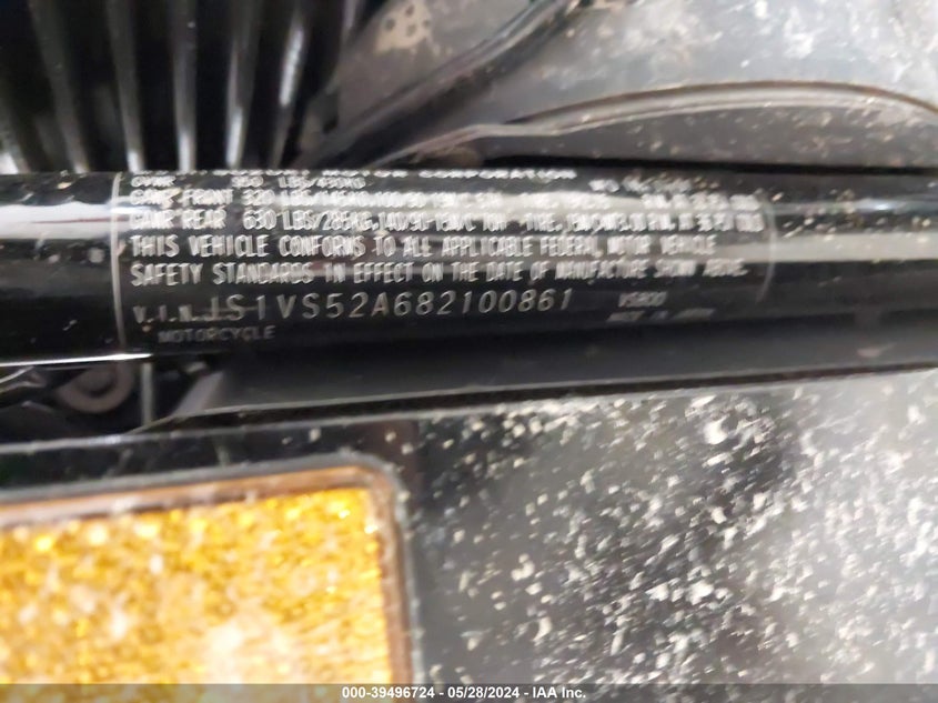 2008 SUZUKI BOULEVARD M90 JS1VSS2A682100861