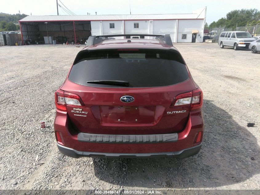 2015 Subaru Outback 2.5I Limited VIN: 4S4BSBLCXF3243791 Lot: 39496747