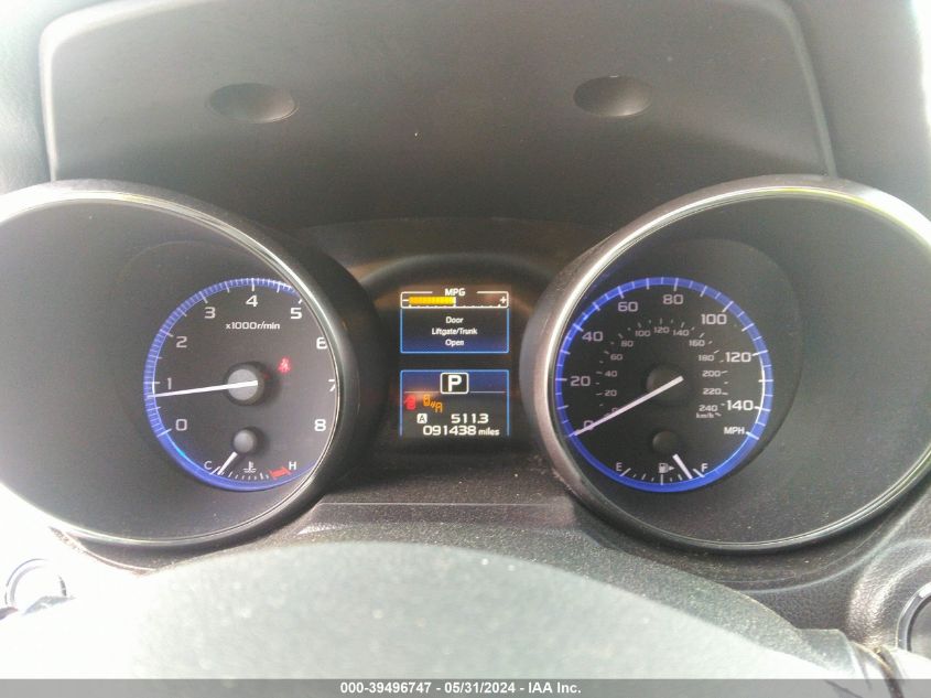 2015 Subaru Outback 2.5I Limited VIN: 4S4BSBLCXF3243791 Lot: 39496747