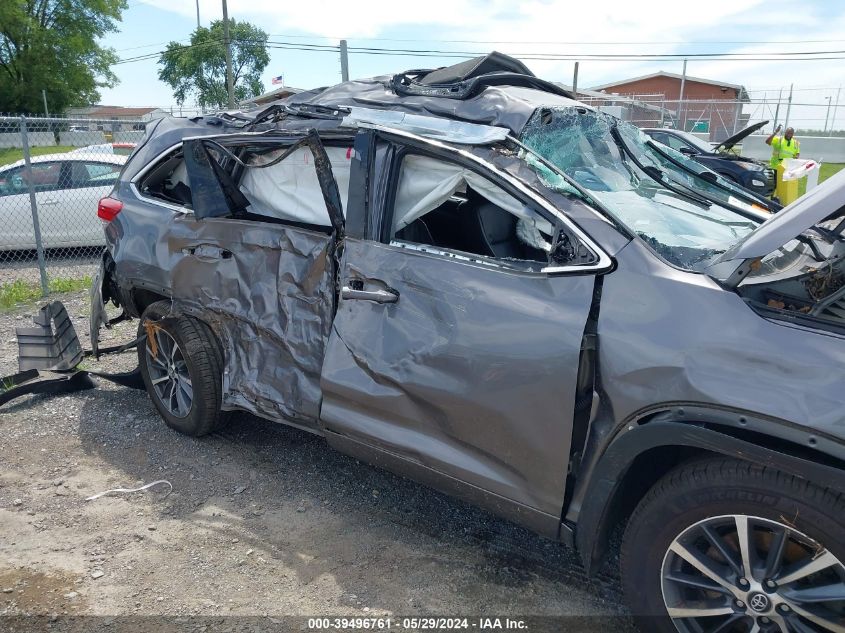 2018 Toyota Highlander Xle VIN: 5TDJZRFH0JS888176 Lot: 39496761