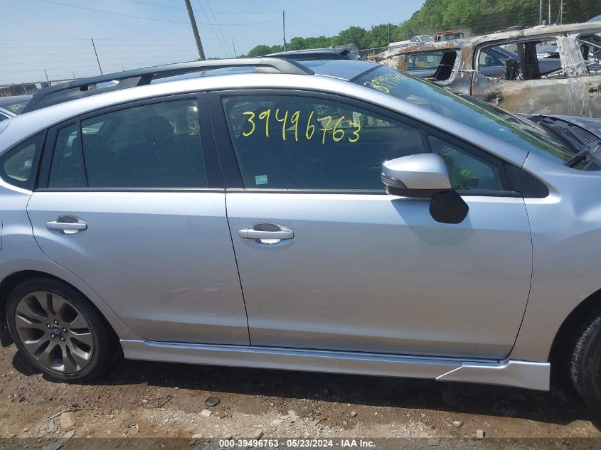 2016 Subaru Impreza 2.0I Sport Limited VIN: JF1GPAU67G8266292 Lot: 39496763