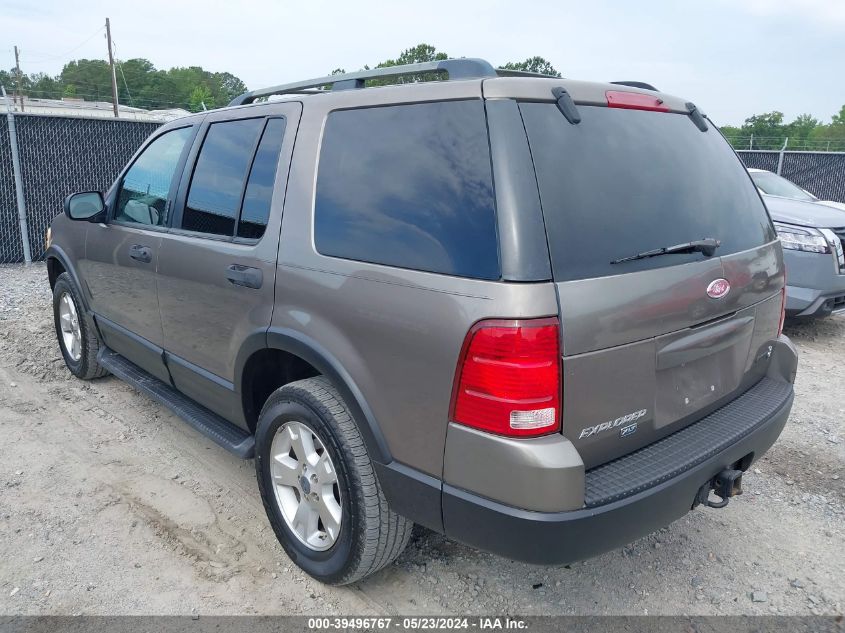 2003 Ford Explorer Nbx/Xlt VIN: 1FMZU63W03UA45057 Lot: 39496767