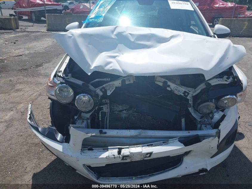 2012 Chevrolet Sonic 2Lt VIN: 1G1JC6SH2C4148447 Lot: 39496770