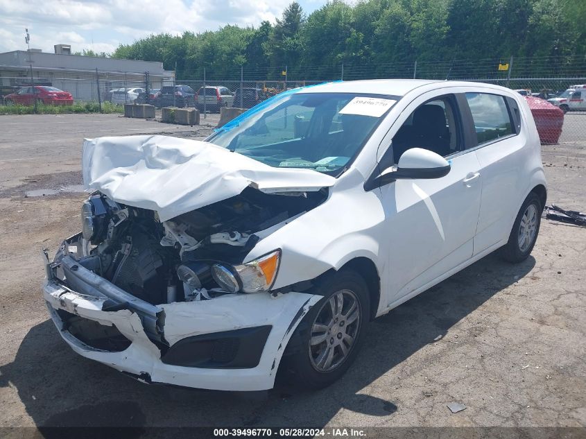 2012 Chevrolet Sonic 2Lt VIN: 1G1JC6SH2C4148447 Lot: 39496770