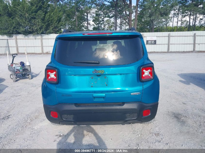 2020 Jeep Renegade Latitude Fwd VIN: ZACNJABBXLPL29839 Lot: 39496771