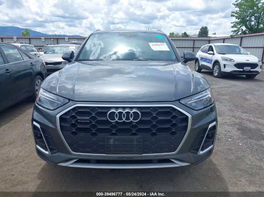 2023 Audi Q5 Premium 45 Tfsi S Line Quattro VIN: WA1GAAFY0P2016013 Lot: 39496777