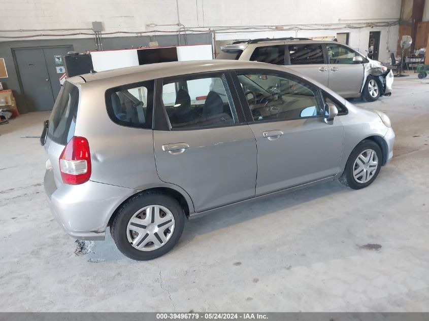 2007 Honda Fit VIN: JHMGD38457S039546 Lot: 39496779