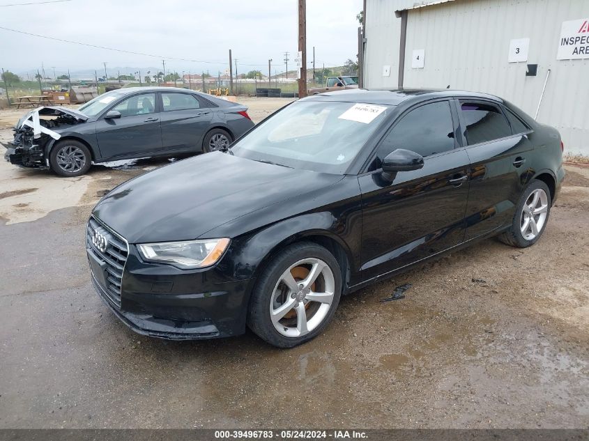 2015 Audi A3 1.8T Premium VIN: WAUACGFF2F1015700 Lot: 39496783