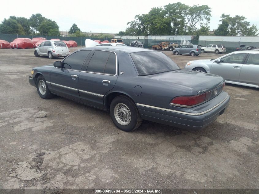 1993 Mercury Grand Marquis Gs VIN: 2MELM74W4PX666832 Lot: 39496784