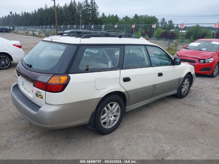 2002 Subaru Outback VIN: 4S3BH665827664550 Lot: 39496797