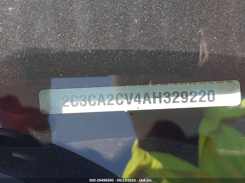 2010 Chrysler 300 300S V6 VIN: 2C3CA2CV4AH329220 Lot: 39496800