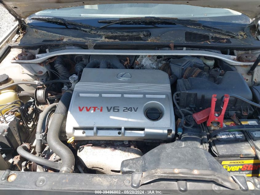 2003 Lexus Es 300 VIN: JTHBF30G830122307 Lot: 39496802