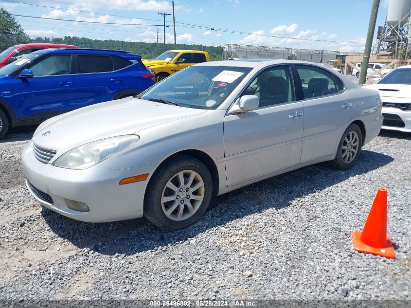 2003 Lexus Es 300 VIN: JTHBF30G830122307 Lot: 39496802