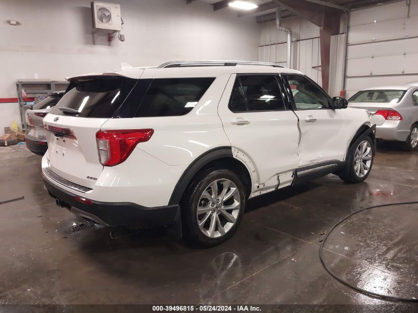 2022 Ford Explorer Platinum VIN: 1FM5K8HC4NGA60001 Lot: 39496815