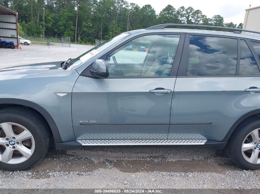 2009 BMW X5 xDrive30I VIN: 5UXFE43599L262801 Lot: 39496825