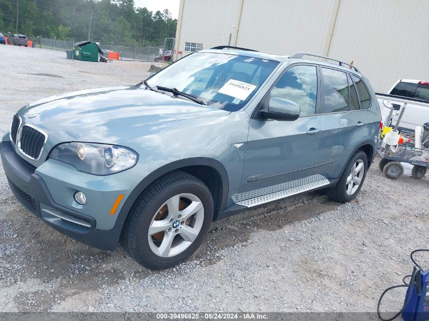 2009 BMW X5 xDrive30I VIN: 5UXFE43599L262801 Lot: 39496825