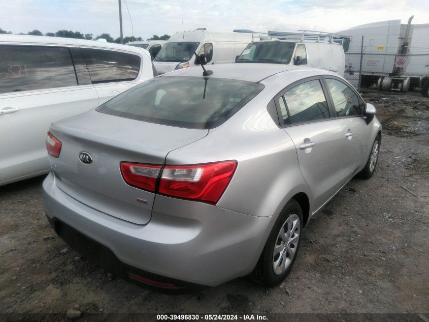 KNADM4A36E6386625 | 2014 KIA RIO