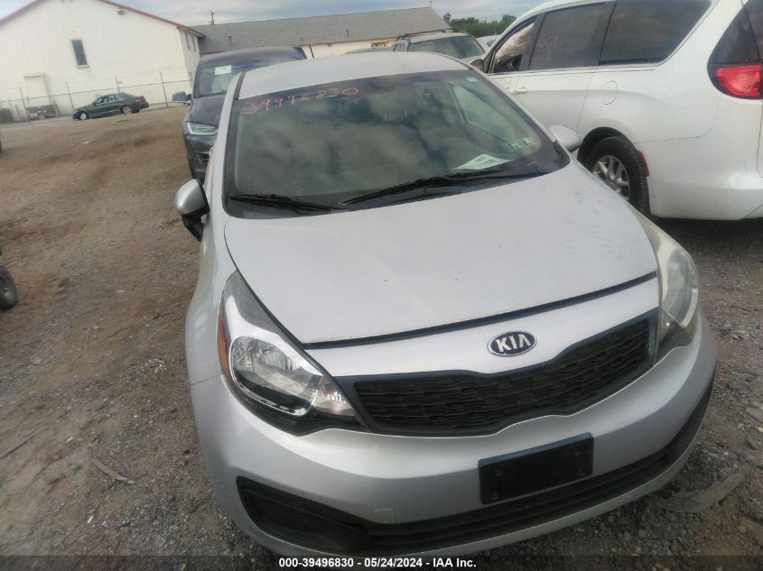 2014 Kia Rio Lx VIN: KNADM4A36E6386625 Lot: 39496830