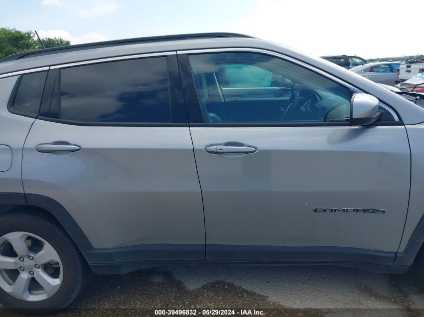 2021 Jeep Compass Latitude Fwd VIN: 3C4NJCBB1MT585439 Lot: 39496832