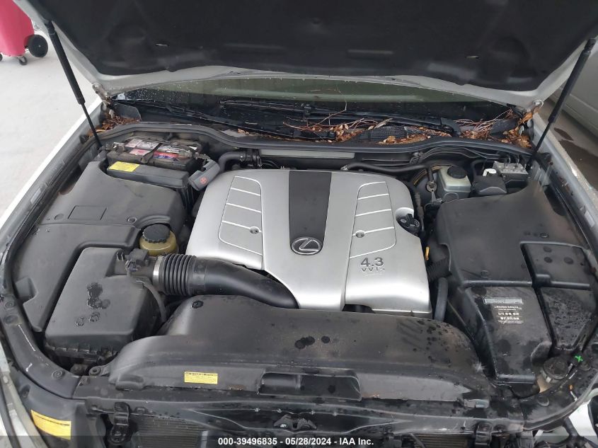 2003 Lexus Ls 430 VIN: JTHBN30F130112762 Lot: 39496835