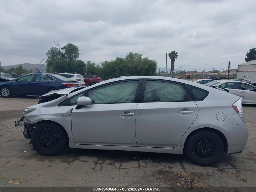 2014 Toyota Prius Three VIN: JTDKN3DU0E0362863 Lot: 39496846