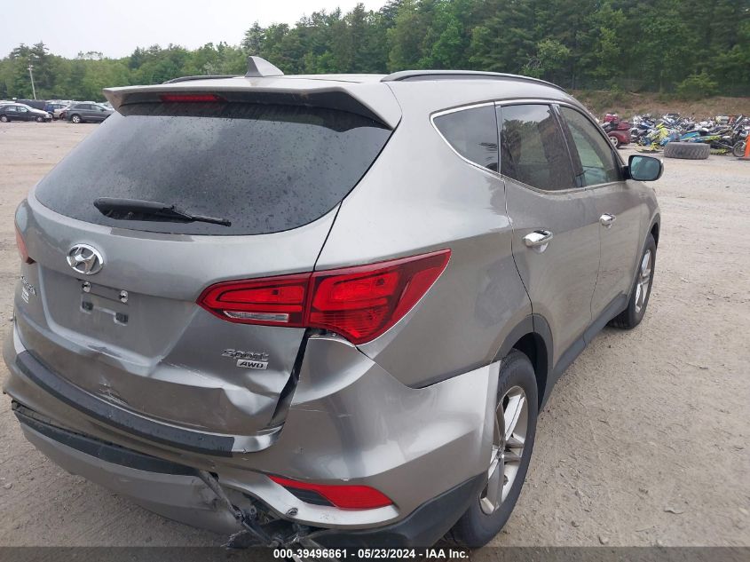 2018 Hyundai Santa Fe Sport 2.4L VIN: 5NMZUDLB4JH058176 Lot: 39496861