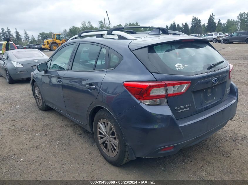 2017 Subaru Impreza 2.0I Premium VIN: 4S3GTAB64H3720862 Lot: 39496868