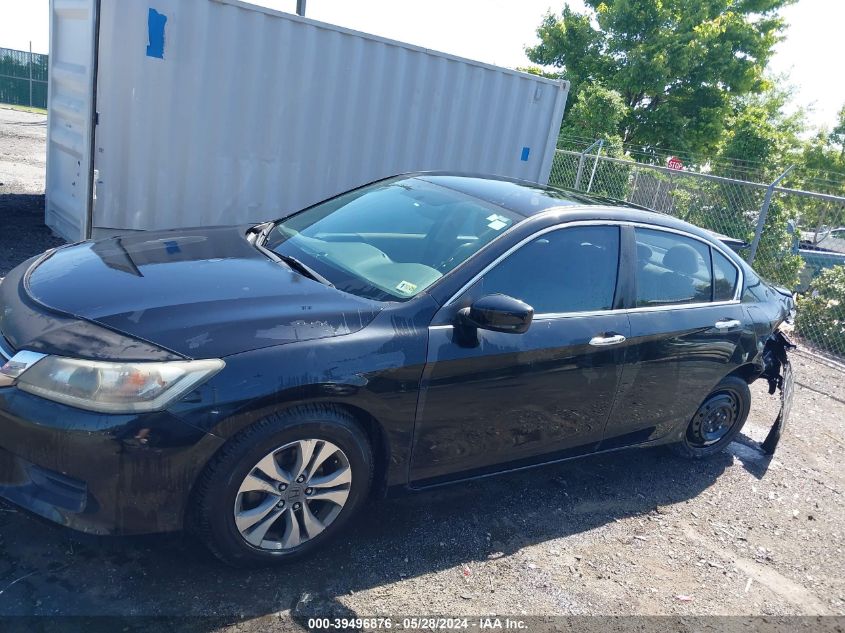 2014 Honda Accord Lx VIN: 1HGCR2F33EA065721 Lot: 39496876