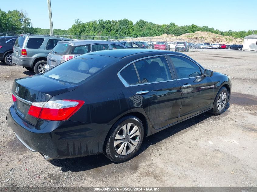 2014 Honda Accord Lx VIN: 1HGCR2F33EA065721 Lot: 39496876