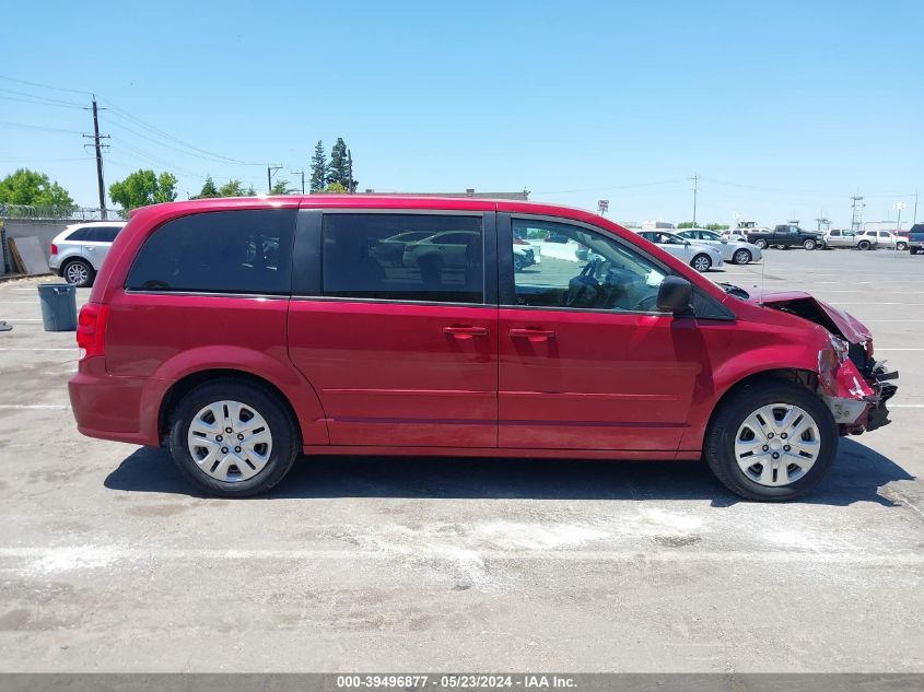 2014 Dodge Grand Caravan Se VIN: 2C4RDGBG8ER432010 Lot: 39496877