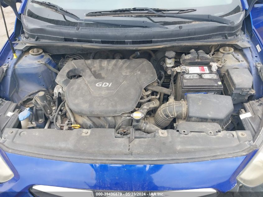 2012 Hyundai Accent Gls VIN: KMHCU4AE4CU072346 Lot: 39496879