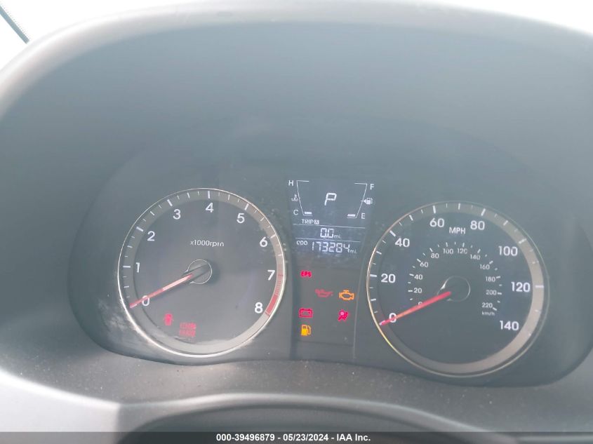 2012 Hyundai Accent Gls VIN: KMHCU4AE4CU072346 Lot: 39496879