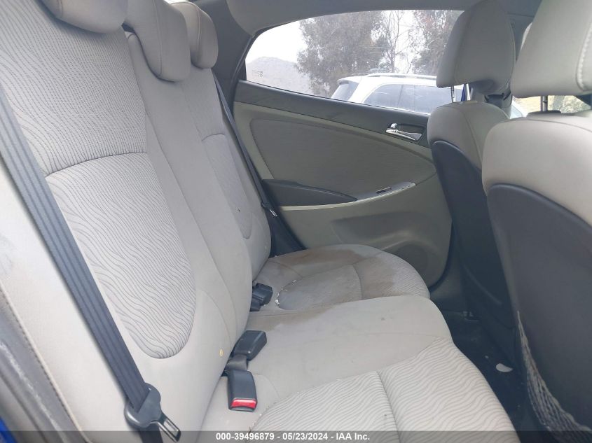 2012 Hyundai Accent Gls VIN: KMHCU4AE4CU072346 Lot: 39496879