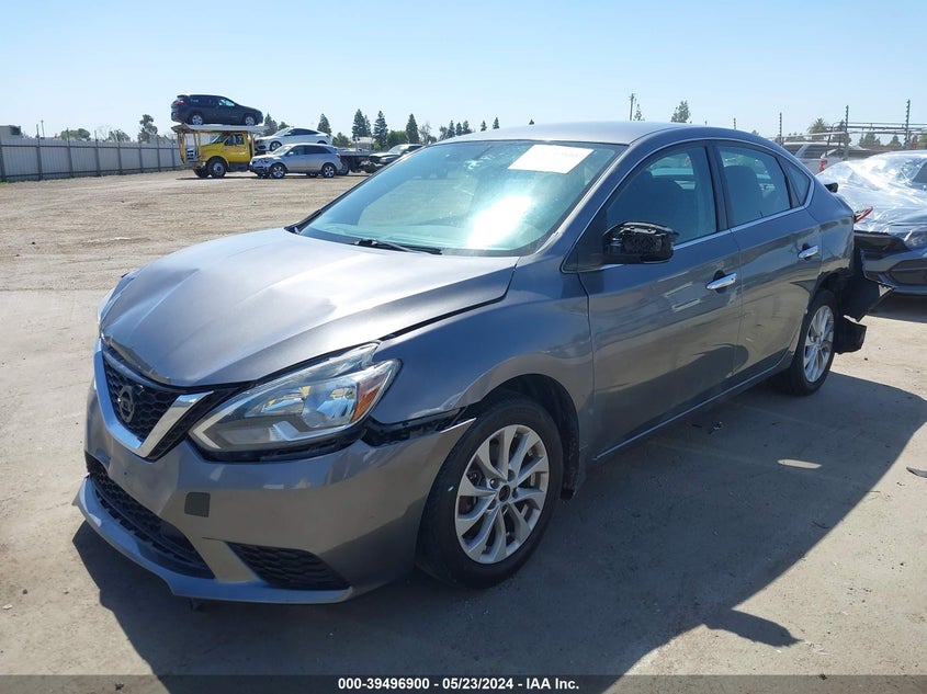 VIN 3N1AB7AP9KY405756 2019 NISSAN SENTRA SV