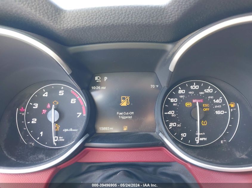 2021 Alfa Romeo Stelvio Ti Awd VIN: ZASPAKBNXM7D11259 Lot: 39496905