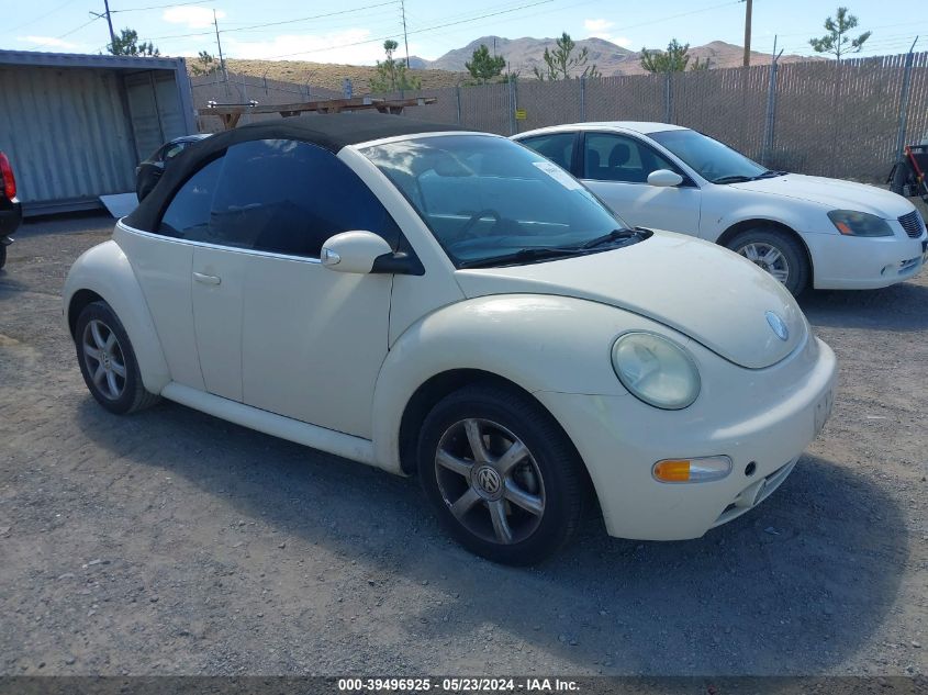 2005 Volkswagen New Beetle Gls 1.8T VIN: 3VWCD31Y65M305320 Lot: 39496925