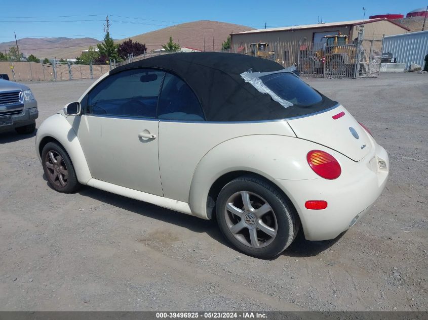 2005 Volkswagen New Beetle Gls 1.8T VIN: 3VWCD31Y65M305320 Lot: 39496925