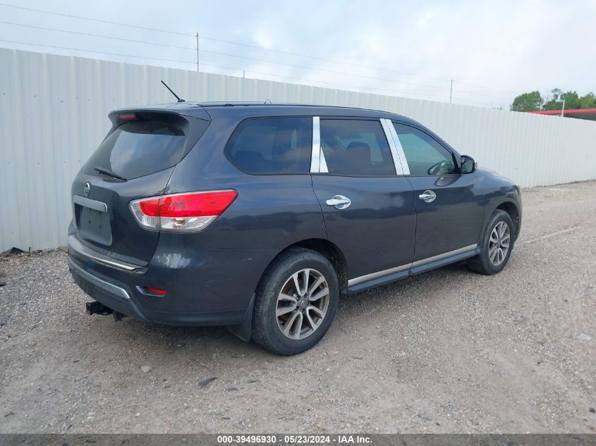 2013 Nissan Pathfinder S VIN: 5N1AR2MN2DC667227 Lot: 39496930