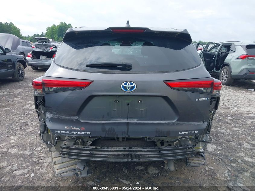 2021 Toyota Highlander Hybrid Limited VIN: 5TDYARAH5MS005013 Lot: 39496931