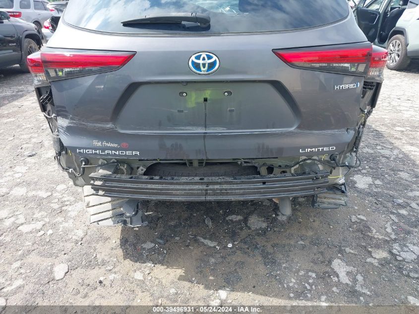 2021 Toyota Highlander Hybrid Limited VIN: 5TDYARAH5MS005013 Lot: 39496931