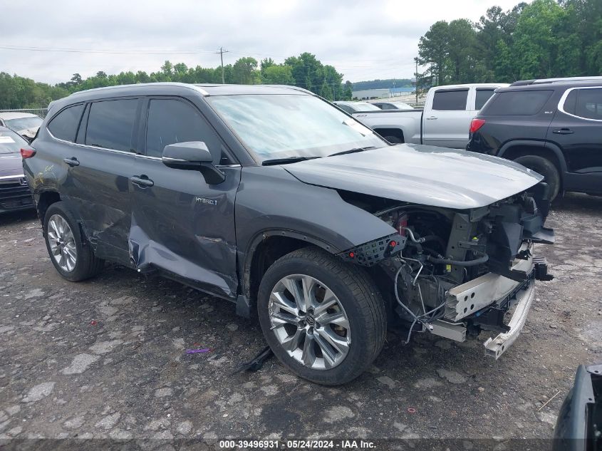 2021 Toyota Highlander Hybrid Limited VIN: 5TDYARAH5MS005013 Lot: 39496931