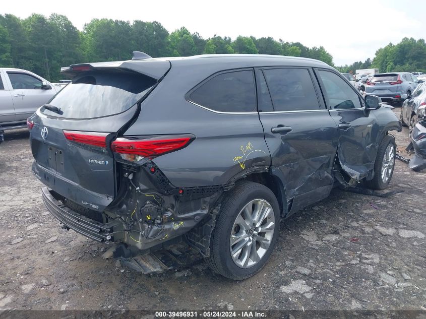 2021 Toyota Highlander Hybrid Limited VIN: 5TDYARAH5MS005013 Lot: 39496931