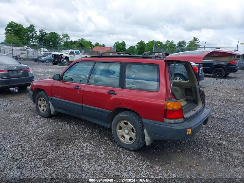 2000 Subaru Forester L VIN: JF1SF6351YH725479 Lot: 39496940