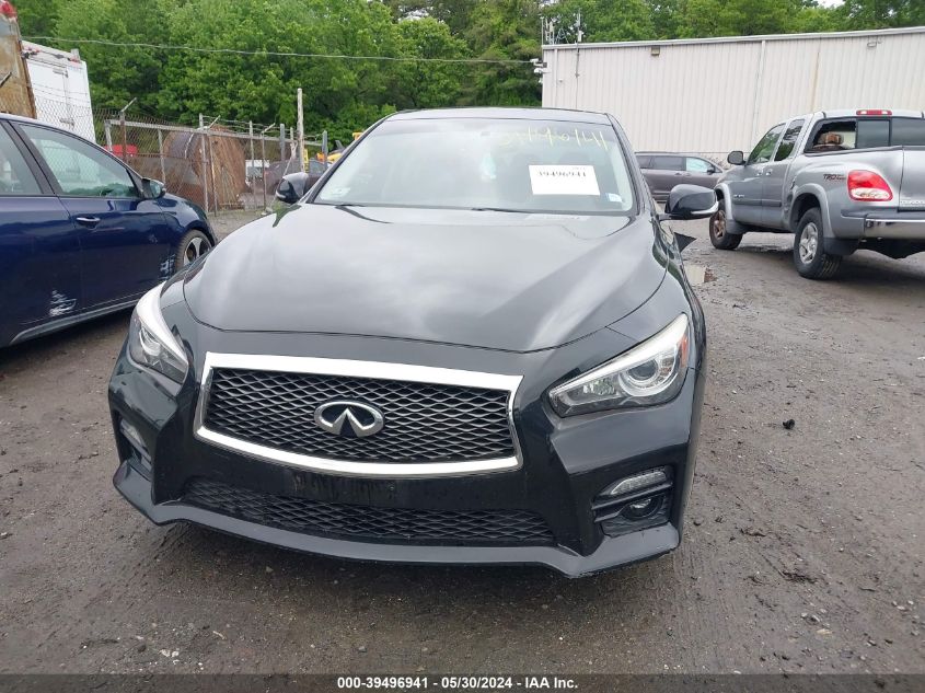 2017 Infiniti Q50 3.0T Red Sport 400 VIN: JN1FV7AR6HM870408 Lot: 39496941