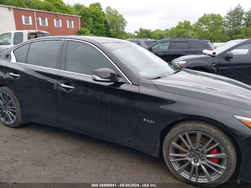 2017 Infiniti Q50 3.0T Red Sport 400 VIN: JN1FV7AR6HM870408 Lot: 39496941