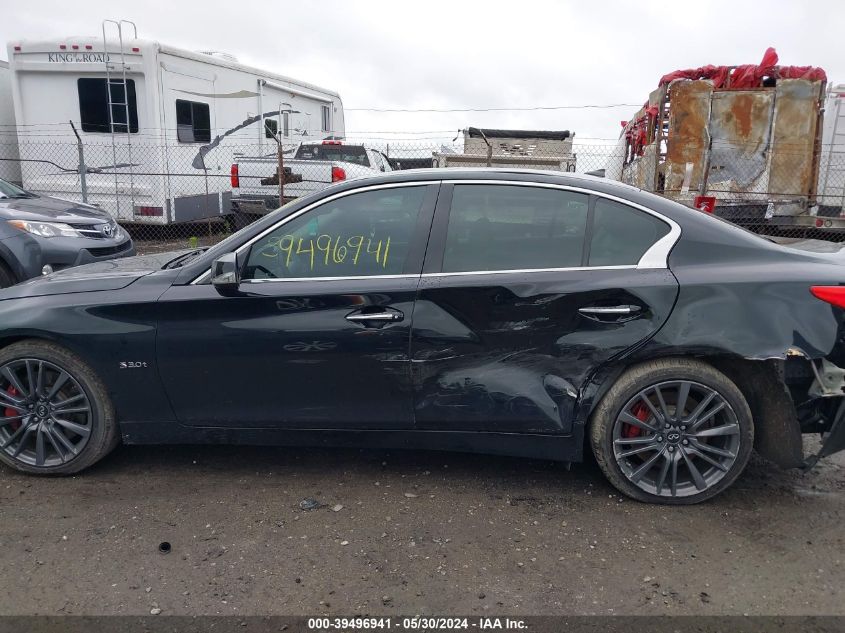 2017 Infiniti Q50 3.0T Red Sport 400 VIN: JN1FV7AR6HM870408 Lot: 39496941